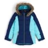 Spyder Zadie Synthetic Down Jacket - Girl's -Ski Series fw23 spyder girlsatlassyntheticdownjacket abyss