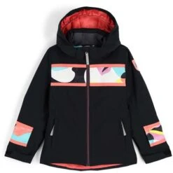 Spyder Mila Jacket - Girl's -Ski Series fw23 spyder girlsmilajacket black