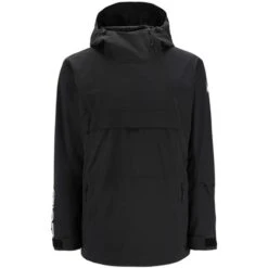 Spyder All Out Anorak - Men's -Ski Series fw23 spyder mensalloutanorak black 4