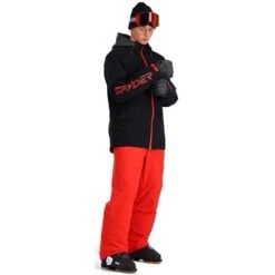 Spyder Anthem GTX Insulated Jacket - Men's -Ski Series fw23 spyder mensanthemgtxinsulatedjacket blackvolcano 3