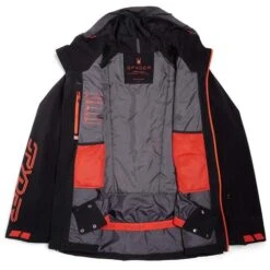 Spyder Anthem GTX Insulated Jacket - Men's -Ski Series fw23 spyder mensanthemgtxinsulatedjacket blackvolcano 5
