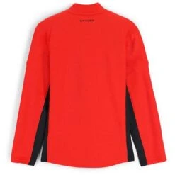 Spyder Bandit Half Zip Fleece Jacket - Men's -Ski Series fw23 spyder mensbandithalfzipfleecejacket volcano 2