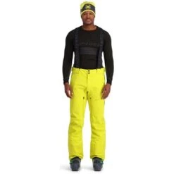 Spyder Dare GTX Insulated Pant - Men's -Ski Series fw23 spyder mensdaregtxinsulatedpant citron 2