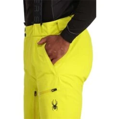 Spyder Dare GTX Insulated Pant - Men's -Ski Series fw23 spyder mensdaregtxinsulatedpant citron 7