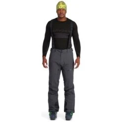 Spyder Dare GTX Insulated Pant - Men's -Ski Series fw23 spyder mensdaregtxinsulatedpant ebony 2
