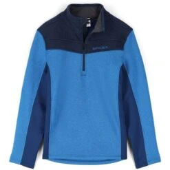 Spyder Encore Half Zip Fleece Jacket - Men's 22 Spyder Encore Half Zip Fleece Jacket - Men's -Ski Series fw23 spyder mensencorehalfzipfleecejacket collegiate 1