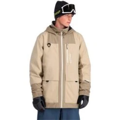 Spyder Field GTX Jacket - Men's -Ski Series fw23 spyder mensfieldgtxjacket safari 1
