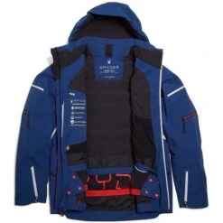Spyder Pinnacle GTX Jacket - Men's -Ski Series fw23 spyder menspinnaclegtxjacket abyss 4