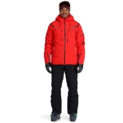 Spyder Pinnacle GTX Jacket - Men's -Ski Series fw23 spyder menspinnaclegtxjacket volcano 3