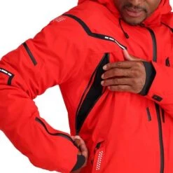 Spyder Pinnacle GTX Jacket - Men's -Ski Series fw23 spyder menspinnaclegtxjacket volcano 5