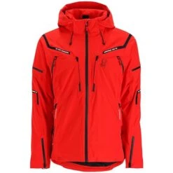Spyder Pinnacle GTX Jacket - Men's -Ski Series fw23 spyder menspinnaclegtxjacket volcano 9