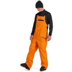 Spyder Sanction Bib - Men's -Ski Series fw23 spyder menssanctionbib desertsun 1