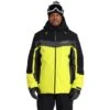Spyder Seventy - Eight Jacket - Men's -Ski Series fw23 spyder mensseventyeightjacket blackcitron 1