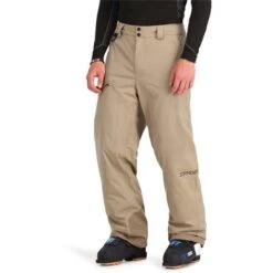 Spyder Seventy Pant - Men's -Ski Series fw23 spyder mensseventypant timberwolf 1