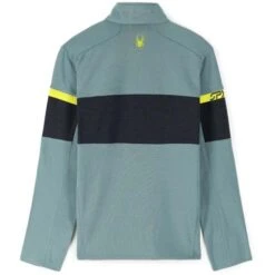 Spyder Speed Full Zip Fleece Jacket - Men's -Ski Series fw23 spyder mensspeedfullzipfleecejacket tundracitron 2