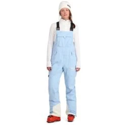 Spyder Terrain GTX Bib - Women's -Ski Series fw23 spyder womens terraingtxbib powderbluehighvoltage 1