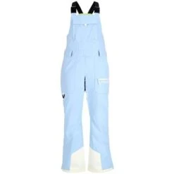 Spyder Terrain GTX Bib - Women's -Ski Series fw23 spyder womens terraingtxbib powderbluehighvoltage 5