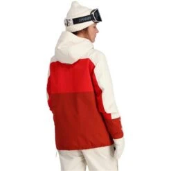 Spyder All Out Anorak - Women's -Ski Series fw23 spyder womensalloutanorak rooibostea 2