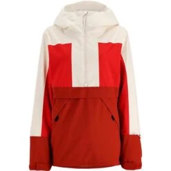 Spyder All Out Anorak - Women's -Ski Series fw23 spyder womensalloutanorak rooibostea 5