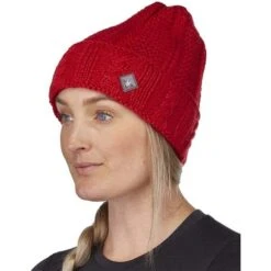Spyder Cable Knit Hat - Women's -Ski Series fw23 spyder womenscableknitahat pulse