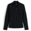 Spyder Encore Full Zip Fleece Jacket - Women's -Ski Series fw23 spyder womensencorefullzipfleecejacket black 1