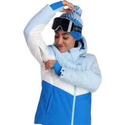 Spyder Haven GTX Infinium Jacket - Women's -Ski Series fw23 spyder womenshavengtxinfiniumjacket frost 4