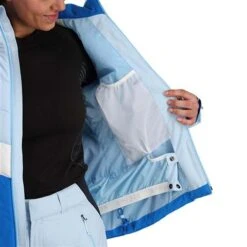 Spyder Haven GTX Infinium Jacket - Women's -Ski Series fw23 spyder womenshavengtxinfiniumjacket frost 5