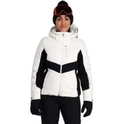 Spyder Haven GTX Infinium Jacket - Women's -Ski Series fw23 spyder womenshavengtxinfiniumjacket white 1
