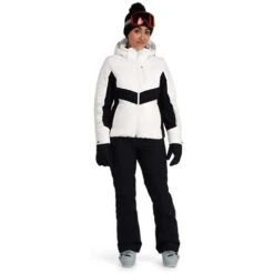 Spyder Haven GTX Infinium Jacket - Women's -Ski Series fw23 spyder womenshavengtxinfiniumjacket white 3