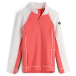 Spyder Savona Zip T-Neck - Women's -Ski Series fw23 spyder womenssavonaziptneck tropic 3