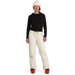 Spyder Seventy Pant - Women's -Ski Series fw23 spyder womensseventypant vanillaice 3