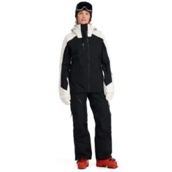 Spyder Solitaire Jacket - Women's -Ski Series fw23 spyder womenssolitairejacket black 3