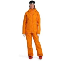 Spyder Solitaire Jacket - Women's -Ski Series fw23 spyder womenssolitairejacket desertsun 3