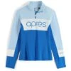 Spyder Speed 1/4 Zip Fleece Jacket - Women's -Ski Series fw23 spyder womensspeedquarterzipfleecejacket collegiate 1