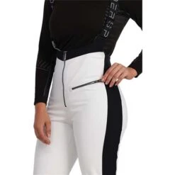 Spyder Strutt Bib Softshell Pant - Women's -Ski Series fw23 spyder womensstruttbibsoftshellpant white 5