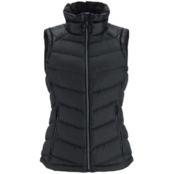 Spyder Timeless Down Vest - Women's -Ski Series fw23 spyder womenstimelessdownvest black 3