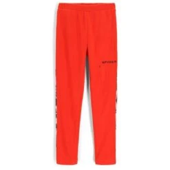 Spyder Speed Fleece Pant - Youth -Ski Series fw23 spyder youthspeedfleecepant volcano 1