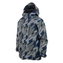 Sunice Reign Jacket - Boy's -Ski Series fw23 sunice boysreignjacket spraypaintprint 1