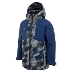 Sunice William Jacket - Boy's -Ski Series fw23 sunice boyswilliamjacket spraypaintprintblack 1