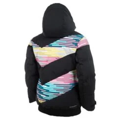 Sunice Lana Jacket - Girl's -Ski Series fw23 sunice girlslanajacket blackbrickprint 2