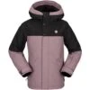 Volcom Sass'N'Frass Ins Jacket - Girl's -Ski Series fw23 volcom girlssassnfrassinsjacket rosewood 1