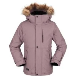 Volcom So Minty Ins Jacket - Girl's -Ski Series fw23 volcom girlssomintyinsjacket rosewood 1