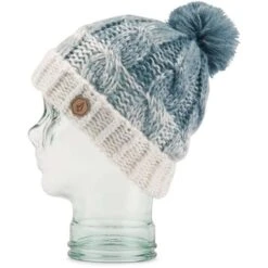 Volcom Gradient Hand Knit Beanie -Ski Series fw23 volcom gradienthandknitbeanie icegreen