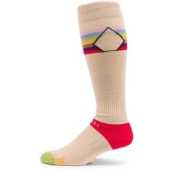 Volcom Lodge Sock -Ski Series fw23 volcom lodgesock offwhite 1