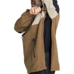 Volcom Brighton Pullover - Men's -Ski Series fw23 volcom mensbrightonpullover darkkhaki 4