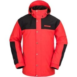 Volcom Longo Gore-Tex Jacket - Men's -Ski Series fw23 volcom menslongogoretexjacket orangeshock 1