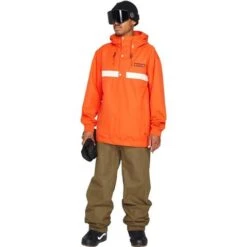 Volcom Longo Pullover - Mens 17 Volcom Longo Pullover - Mens -Ski Series fw23 volcom menslongopullover orangeshock 3