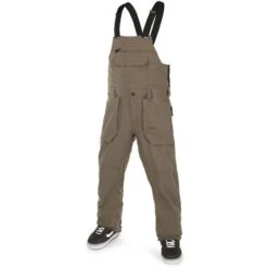 Volcom Roan Bib Overall - Men's -Ski Series fw23 volcom mensroanbiboverall darkteak 1