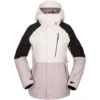 Volcom Aris Ins Gore Jacket - Women's -Ski Series fw23 volcom womensarisinsulatedgorejacket amethystsmoke 1