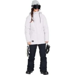 Volcom Fawn Ins Jacket - Women's -Ski Series fw23 volcom womensfawninsulatedjacket amethystsmoke 3
